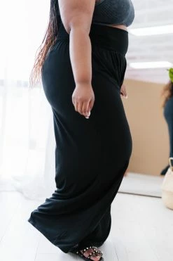 Trendsi Easy Breezy Palazzo Pants In Black