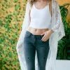 Davi & Dani Boho Sheer Lace Duster Kimono 1 Davi & Dani Boho Sheer Lace Duster Kimono