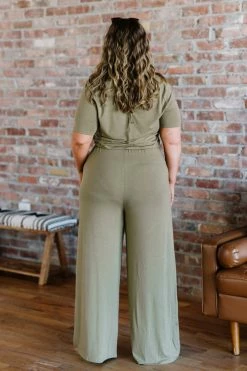 Trendsi Good News Jumpsuit In Khaki Fresh From LA