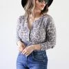 MA-01 CBRAND Keeping It 100 Long Sleeve Top - Leopard