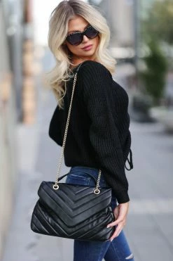 Urban Expressions Elena Quilted Crossbody Purse - Black 11 Urban Expressions Elena Quilted Crossbody Purse - Black