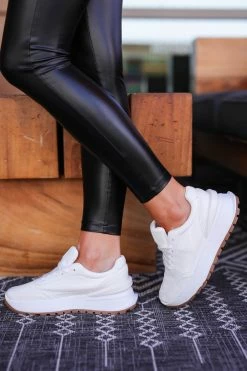 SLL Get Into It Platform Sneakers - White 14 SLL Get Into It Platform Sneakers - White