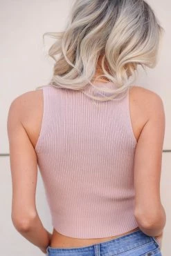 Active Basic Tops Keeping It Simple Cropped Sweater Tanks