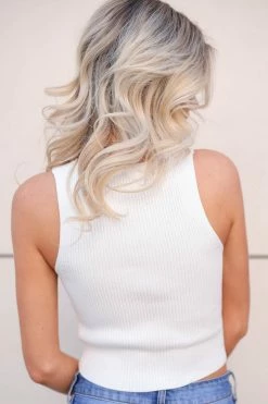 Active Basic Tops Keeping It Simple Cropped Sweater Tanks