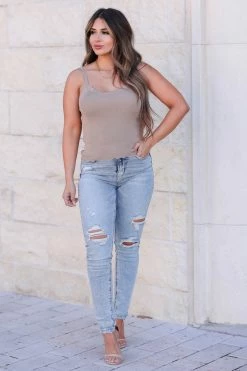 Blu Pepper Sleeveless Tops Pure And Simple Scalloped Camis