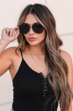 FREYRS Max Classic Aviator Sunglasses - Black New Arrivals