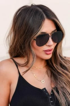 FREYRS Max Classic Aviator Sunglasses - Black New Arrivals