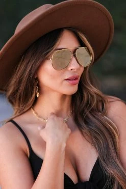 FREYRS Max Classic Aviator Sunglasses - Gold 14 FREYRS Max Classic Aviator Sunglasses - Gold