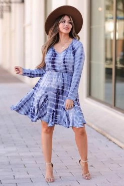 NK-01 CBRAND You Can Do This Dress - Navy Small