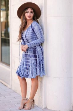 NK-01 CBRAND You Can Do This Dress - Navy Small