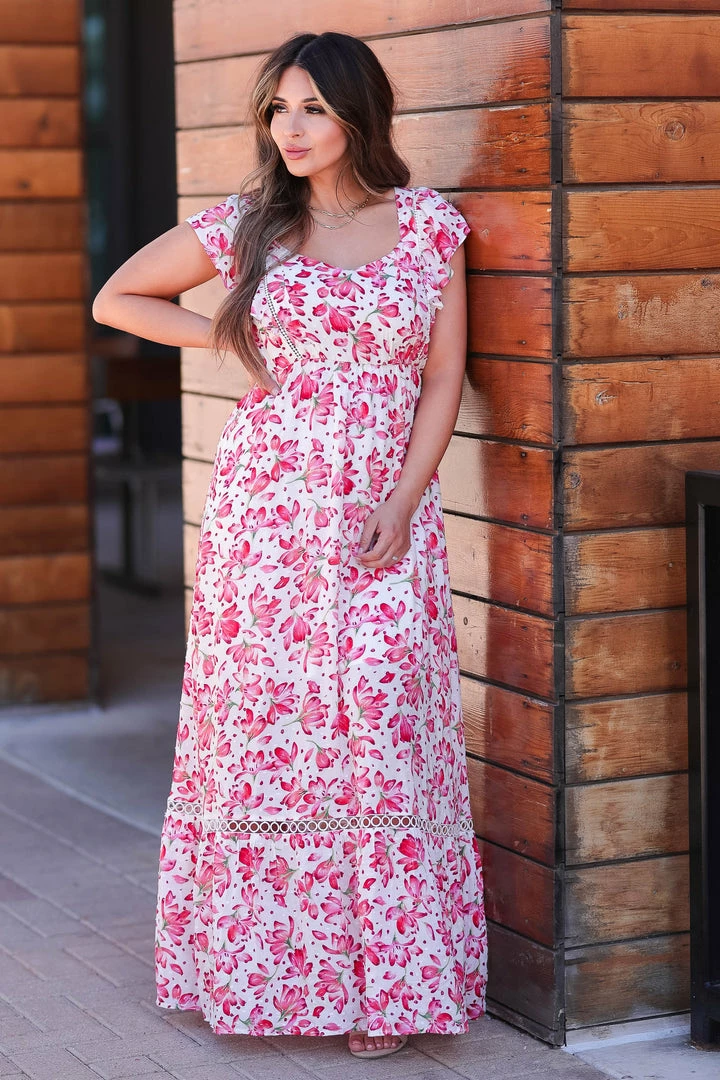 Skies Are Blue Dresses Sweet Escape Maxi Dress - Ivory 5 Skies Are Blue Dresses Sweet Escape Maxi Dress - Ivory