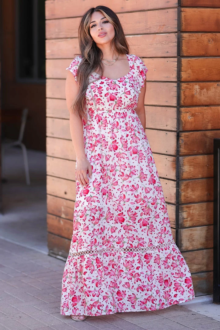 Skies Are Blue Dresses Sweet Escape Maxi Dress - Ivory 7 Skies Are Blue Dresses Sweet Escape Maxi Dress - Ivory