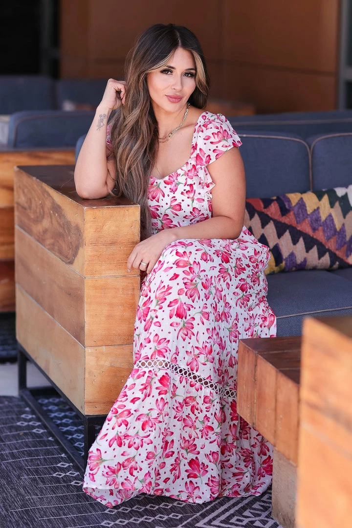 Skies Are Blue Dresses Sweet Escape Maxi Dress - Ivory 3 Skies Are Blue Dresses Sweet Escape Maxi Dress - Ivory