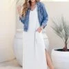Zenana I'll Be By The Pool Maxi Dress - Bone