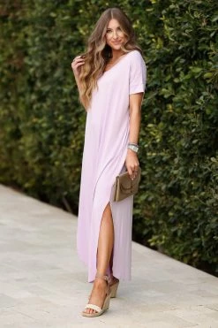 Zenana I'll Be By The Pool Maxi Dress - Lavender