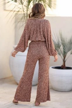 Style Rack Desert Oasis Cropped Top And Wide Leg Pants - Mocha 12 Style Rack Desert Oasis Cropped Top And Wide Leg Pants - Mocha