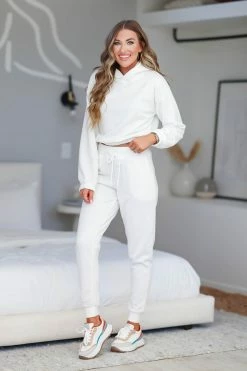 Reflex Tops Work From Home Loungewear - Ivory