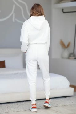 Reflex Tops Work From Home Loungewear - Ivory