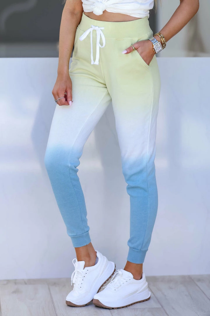 RX Rainbow Sky Tie-Dye Jogger - Aqua 5 RX Rainbow Sky Tie-Dye Jogger - Aqua