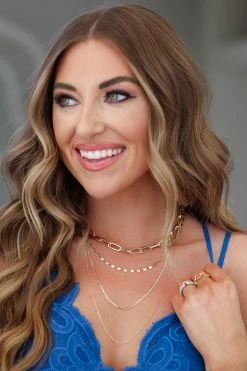 WW New Arrivals Think Again Layered Necklace - Gold