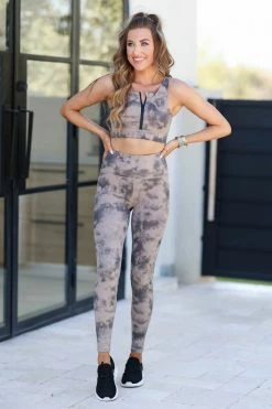 Mono B Walk It Out Activewear - Mocha