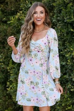FL-01 CBRAND Easter Brunch Dress - Blue