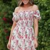 Hayden Los Angeles But First, Bubbly Floral Dress - Ivory