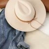 Fame Accessories Nomad Wide Brim Hat - Ivory