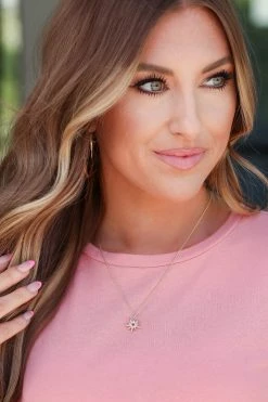 WW Starburst Necklace - Gold 11 WW Starburst Necklace - Gold