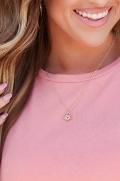 WW Starburst Necklace - Gold