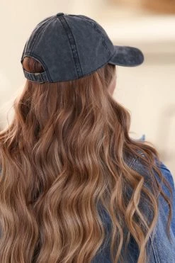 DY "Dog Mom" Vintage Wash Hat - Black New Arrivals