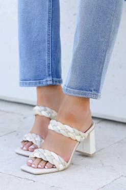 DOLCE VITA Paily Braided Heel - Ivory Multi Stella