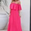 Sugar Lips Follow You Anywhere Maxi Dress - Fuchsia