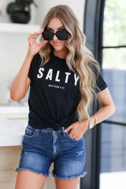 RRD New Arrivals "SALTY" Graphic Tee - Black 10 RRD New Arrivals