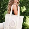 FA New Arrivals Destination Vacation Tote Bag - Ivory