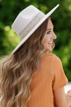 FA New Arrivals Wanderer Wide Brim Hat - Ivory