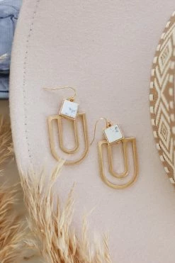 My Girl In LA Venus Earrings - Gold New Arrivals