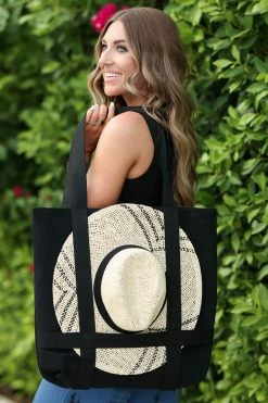 FA Destination Vacation Tote Bag - Black New Arrivals