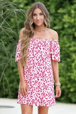 Andree Tickled Pink Shift Dress - Pink Dresses