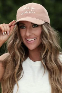 David & Young "Dog Mom" Vintage Wash Hat - Clay New Arrivals 7 David & Young