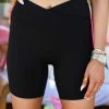 Bottoms KAN CAN Crossover Active Shorts - Black