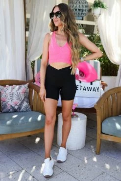 Bottoms KAN CAN Crossover Active Shorts - Black