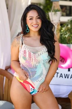 LA BLANCA Eclectic Shore Lingerie Swimsuit - Multi