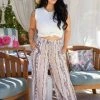FL New Arrivals At First Blush Wide Leg Pants - Rose