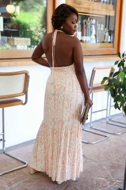 SR Kiss And Make Up Maxi Dress - Coral