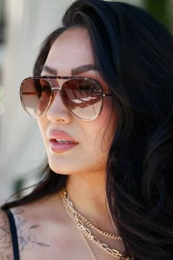 New Arrivals FREYRS Shay Aviator Sunglasses - Tortoise Shell