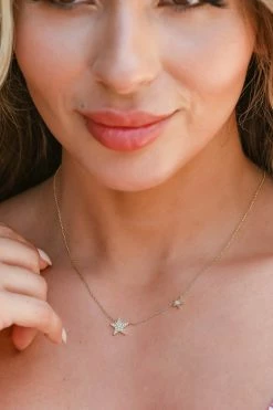 GORJANA Super Star Shimmer Necklace - Gold