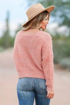 Newbury Kustom Cuddle Up Pullover Sweater - Desert Rose Large