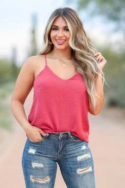 Newbury Kustom Want It All Tank Top - Berry 2XL