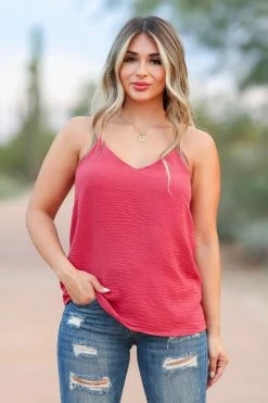 Newbury Kustom Want It All Tank Top - Berry 2XL